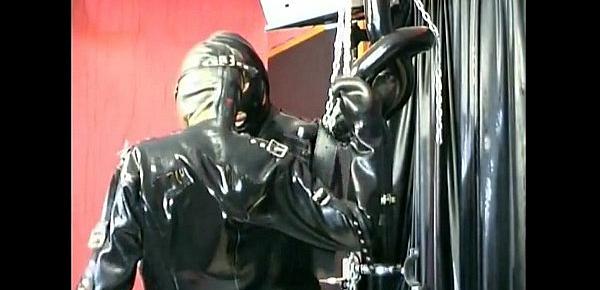  Master and slave chick in a BDSM scene